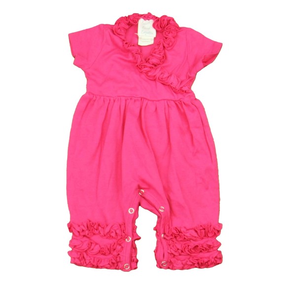 Lemon Loves Layette Girls Pink Romper size: 3-6 Months - Picture 1 of 1